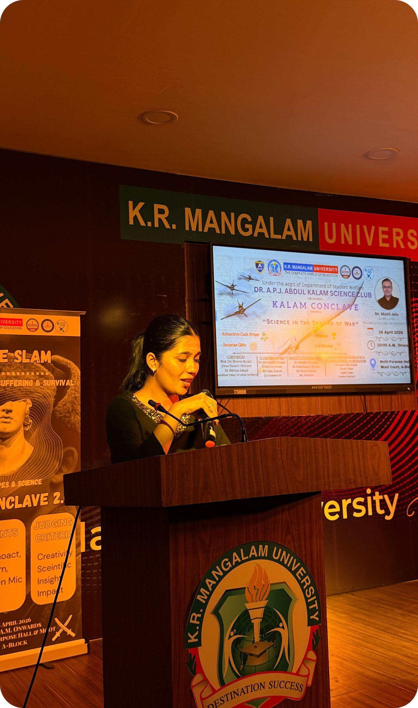 Kalam Conclave speaker event, KRMU