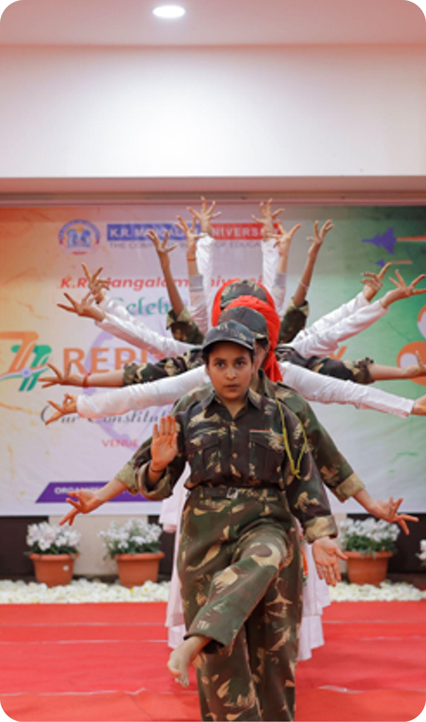 Republic Day celebration, KRMU campus