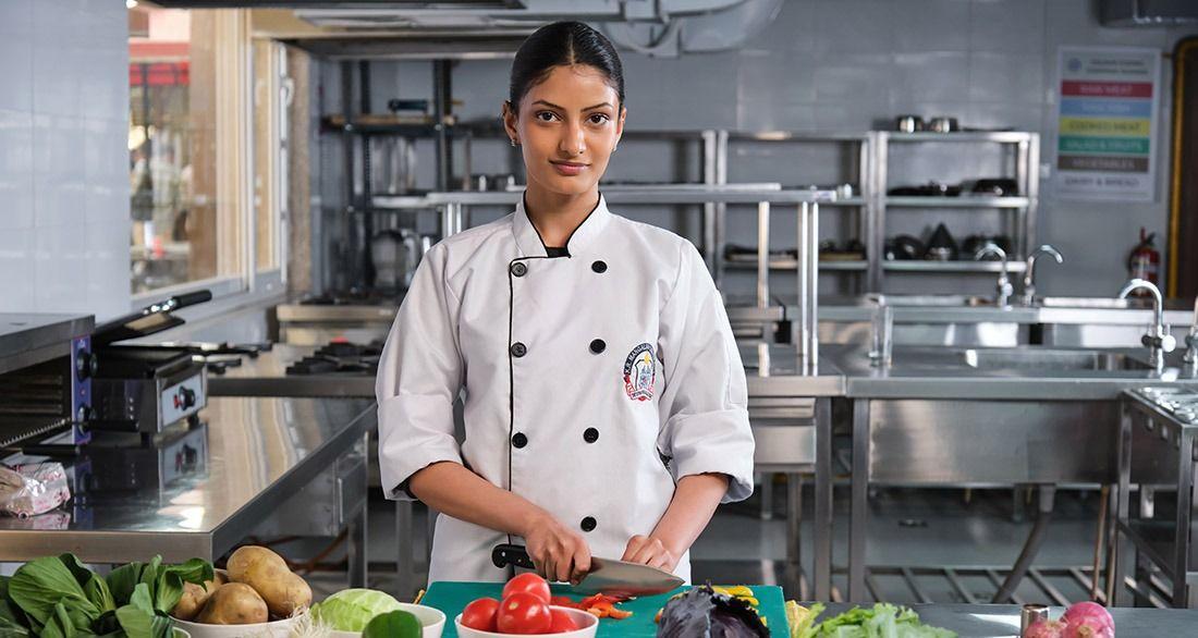 Advanced training kitchen with modern apparatus