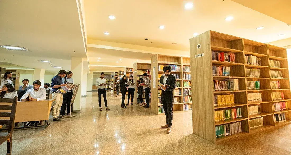 Exceptional Library with a vast collection of influential books