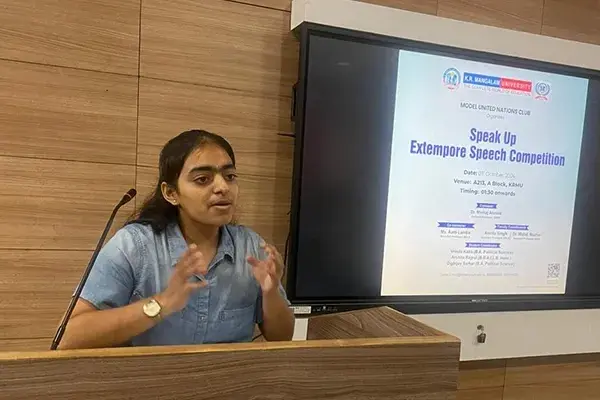 Event on “Speak Up: Extempore Speech on Global Issues”