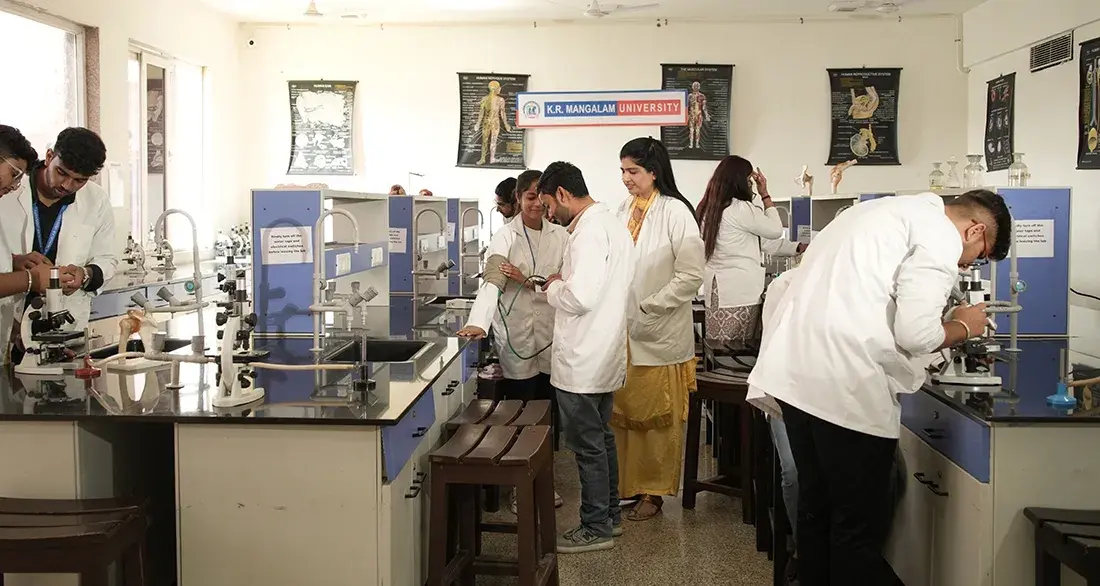 Study the interaction between drugs and and biological systems at our Pharmacology Lab