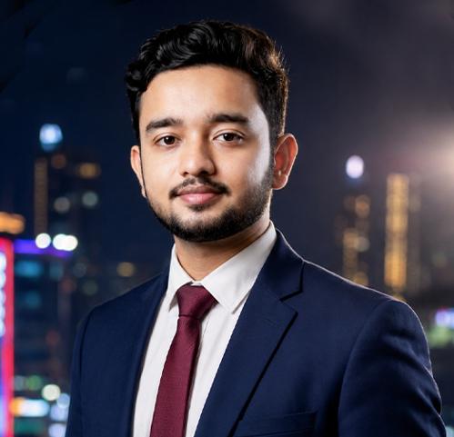 Portrait of Mrinal Prakash, KRMU graduate