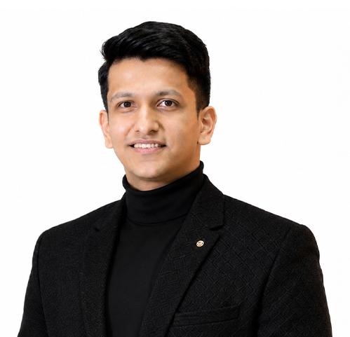 Portrait of Naman Punn, KRMU graduate
